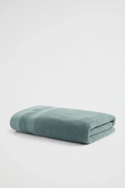 Seed Heritage Bathroom-Luca Cotton Bath Sheet Eucalypt