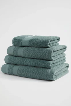 Seed Heritage Bathroom-Luca Cotton Bath Sheet Eucalypt