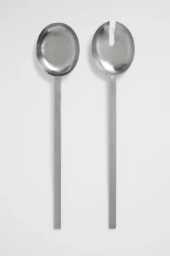 Seed Heritage Kitchen & Dining-Luna Salad Server Silver