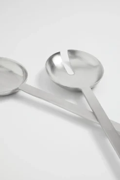Seed Heritage Kitchen & Dining-Luna Salad Server Silver
