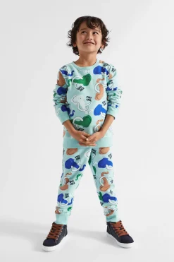Seed Heritage Pants-Mammoth Trackpant Lagoon