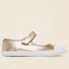 Seed Heritage Mary Janes-Mary Jane Canvas Shoes Gold