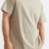 Seed Heritage T-Shirts & Sweaters-Mens Linen Tee Sand Dune