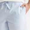 Seed Heritage Shorts-Mens Stripe Short Powder Blue