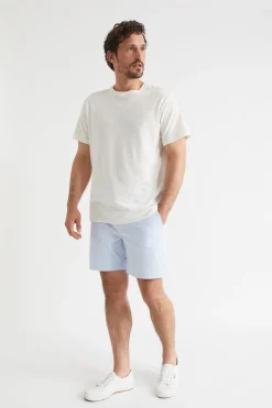 Seed Heritage Shorts-Mens Twill Short Powder Blue