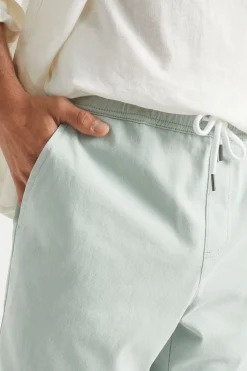 Seed Heritage Shorts-Mens Twill Short Sea Mist