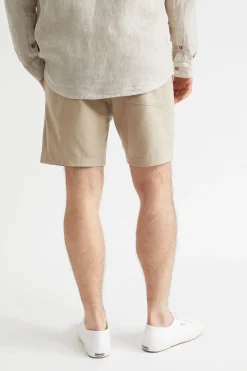 Seed Heritage Shorts-Mens Twill Short Sand Dune