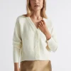 Seed Heritage Knitwear & Sweaters-Merino Wool Raglan Cardigan Cloud Cream