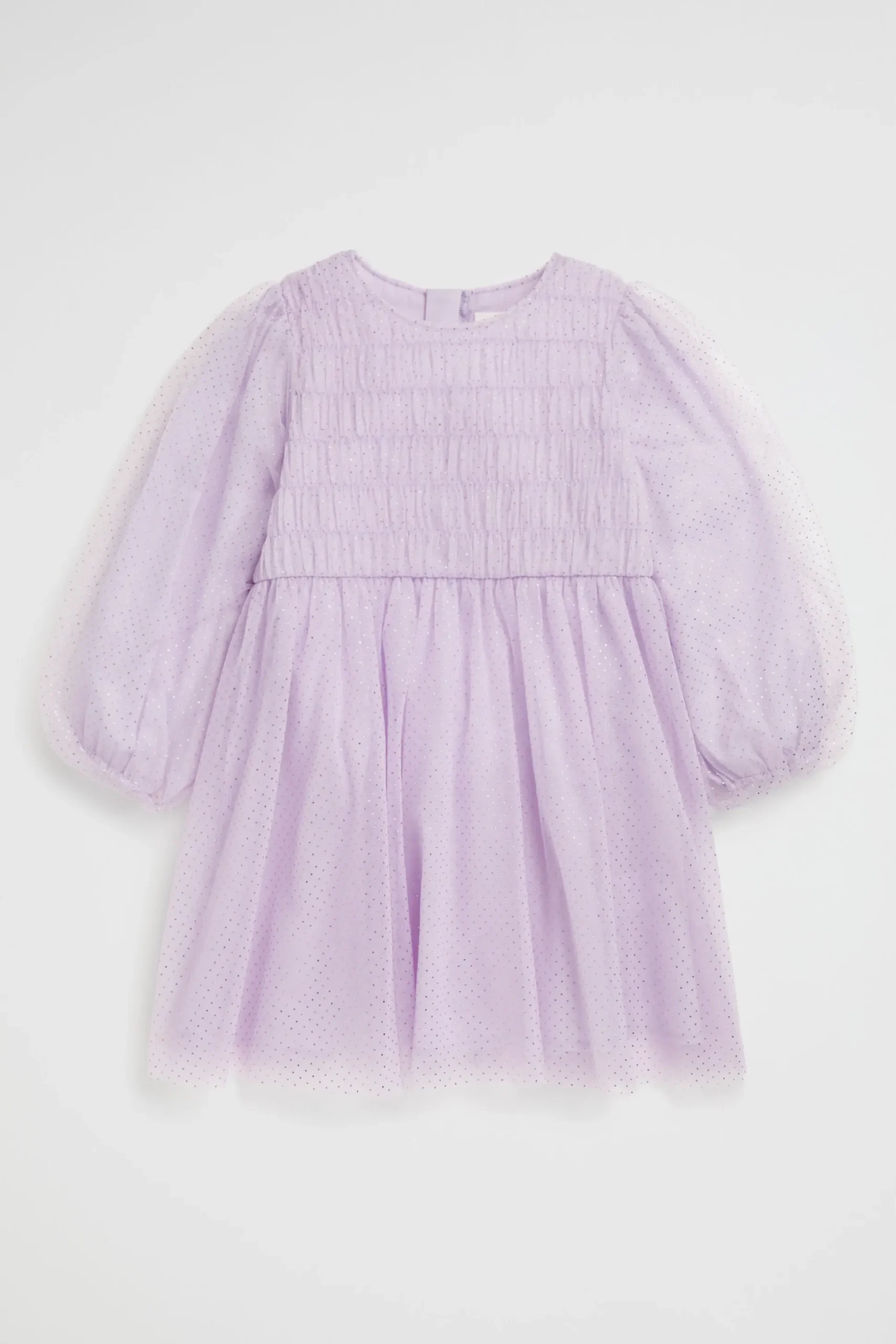 Seed Heritage Dresses-Metallic Pinspot Dress Orchid