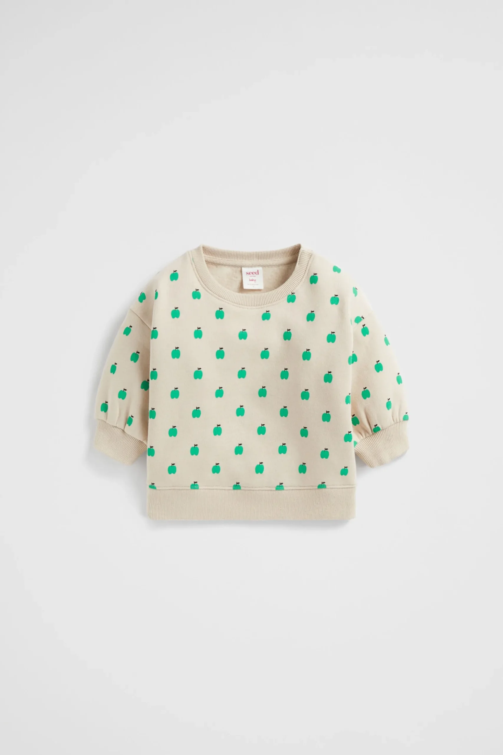 Seed Heritage Knitwear & Sweaters-Mini Apple Sweat Ecru