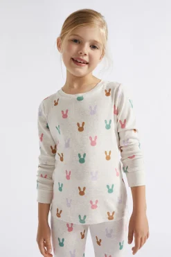 Seed Heritage Pyjamas & Sleepwear-Mini Bunny Pyjama Oat Marle