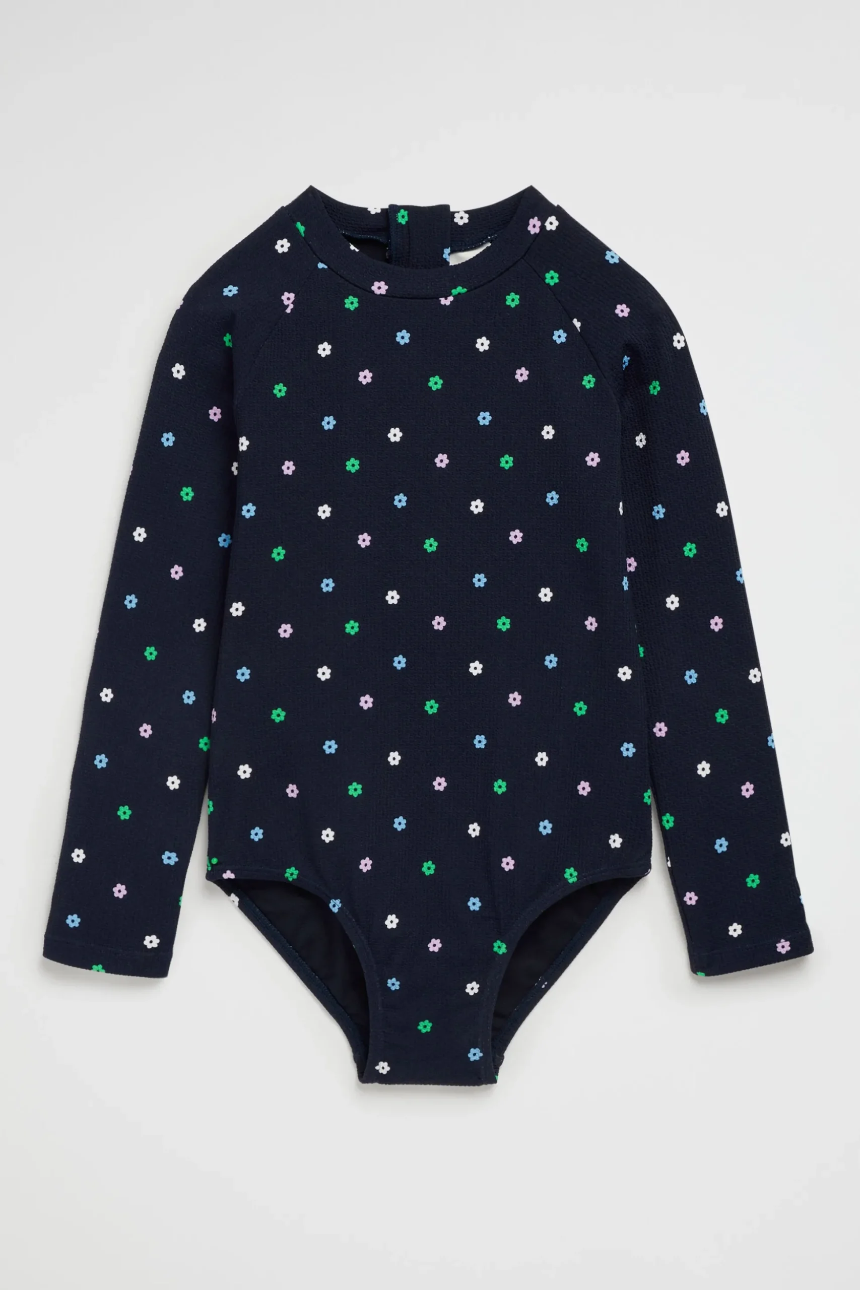 Seed Heritage Swimwear-Mini Daisy Rashsuit Midnight Blue