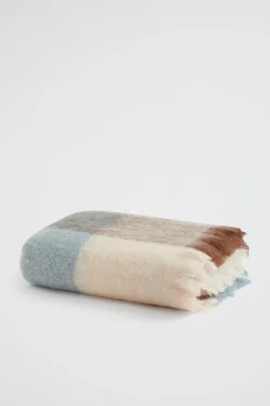 Seed Heritage Bedroom-Mohair Check Throw Multi