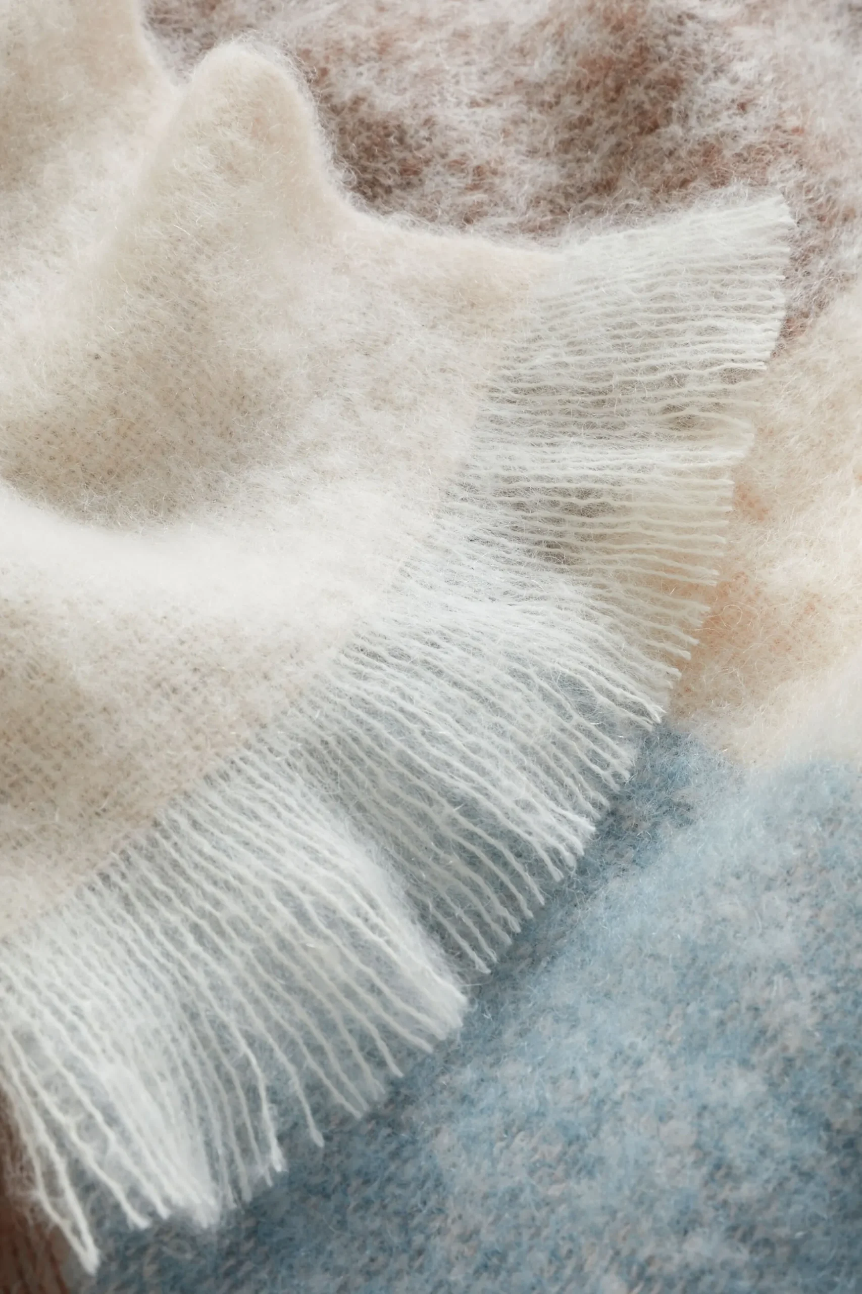 Seed Heritage Bedroom-Mohair Check Throw Multi