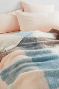 Seed Heritage Bedroom-Mohair Check Throw Multi