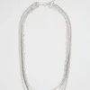 Seed Heritage Jewellery-Multi Chain Necklace Silver