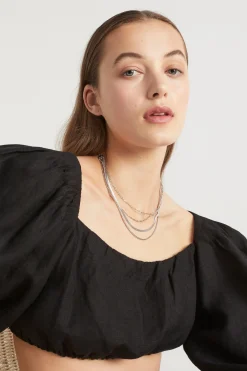 Seed Heritage Jewellery-Multi Chain Necklace Silver