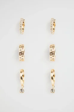 Seed Heritage Jewellery-Multi Hoop Pack Gold