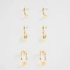 Seed Heritage Jewellery-Multi Hoop Pack Gold
