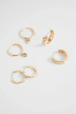 Seed Heritage Jewellery-Multi Hoop Pack Gold