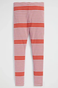 Seed Heritage Pants-Multi Stripe Rib Legging Cappuccino