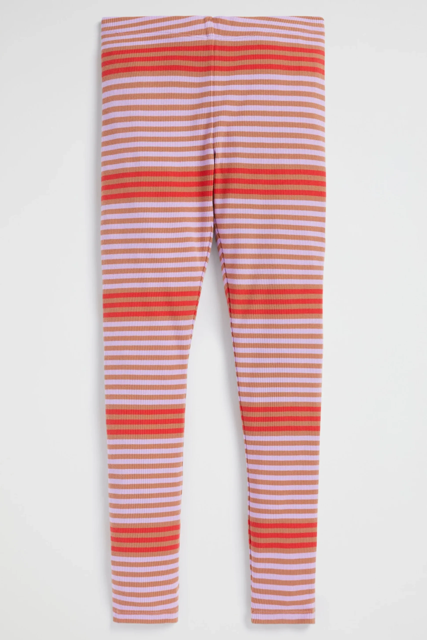 Seed Heritage Pants-Multi Stripe Rib Legging Cappuccino