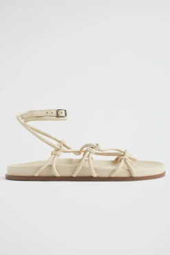 Seed Heritage Sandals & Thongs-Mya Knot Sandal Stone