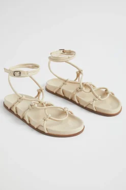 Seed Heritage Sandals & Thongs-Mya Knot Sandal Stone