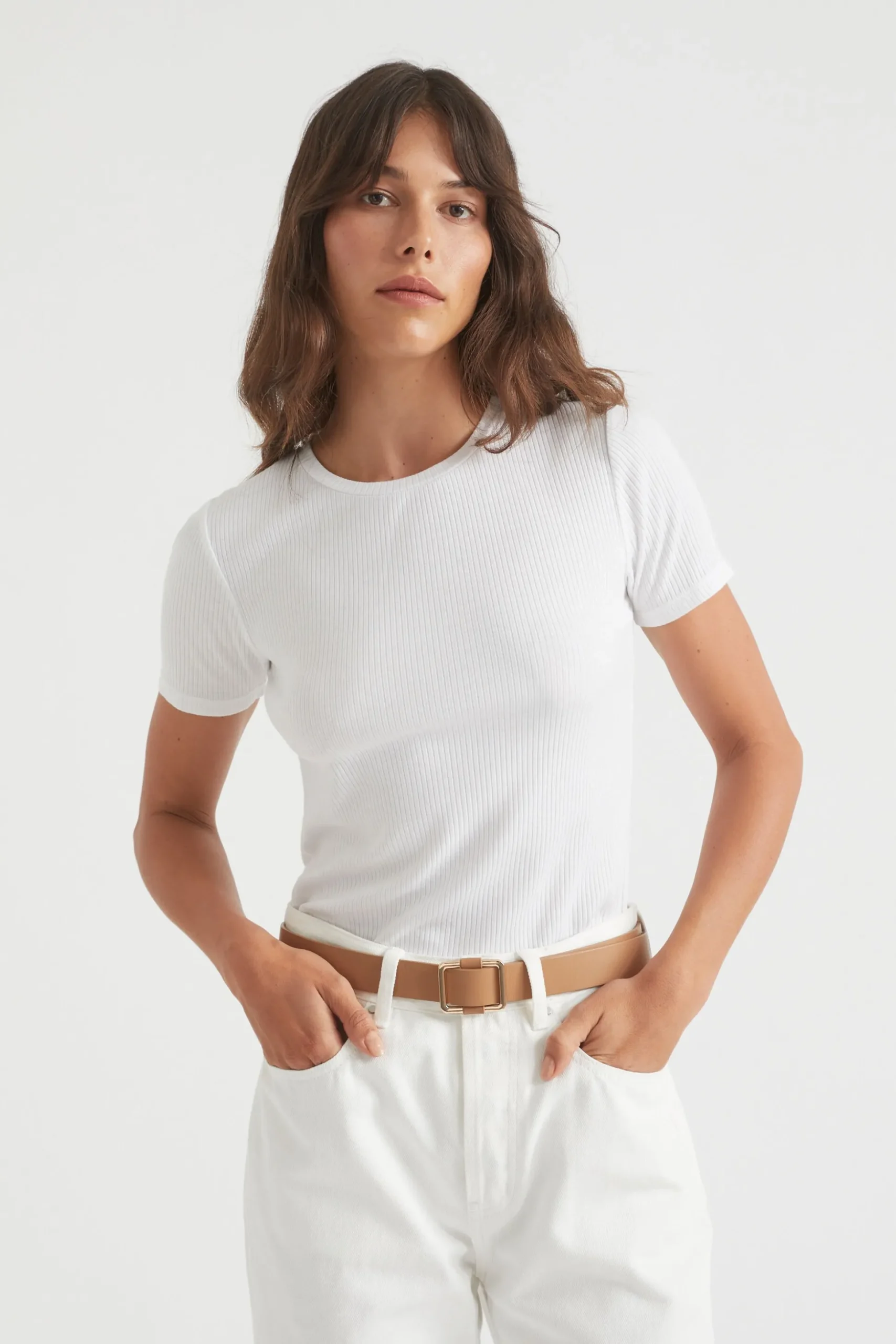Seed Heritage Belts-Naomi Leather Hip Belt Caramel