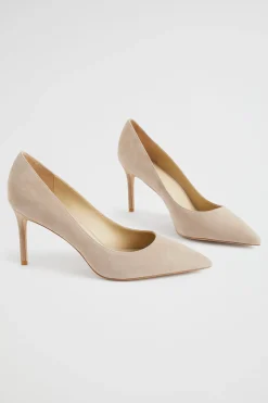 Seed Heritage Heels & Wedges-Nina Pointed Pump Storm Suede