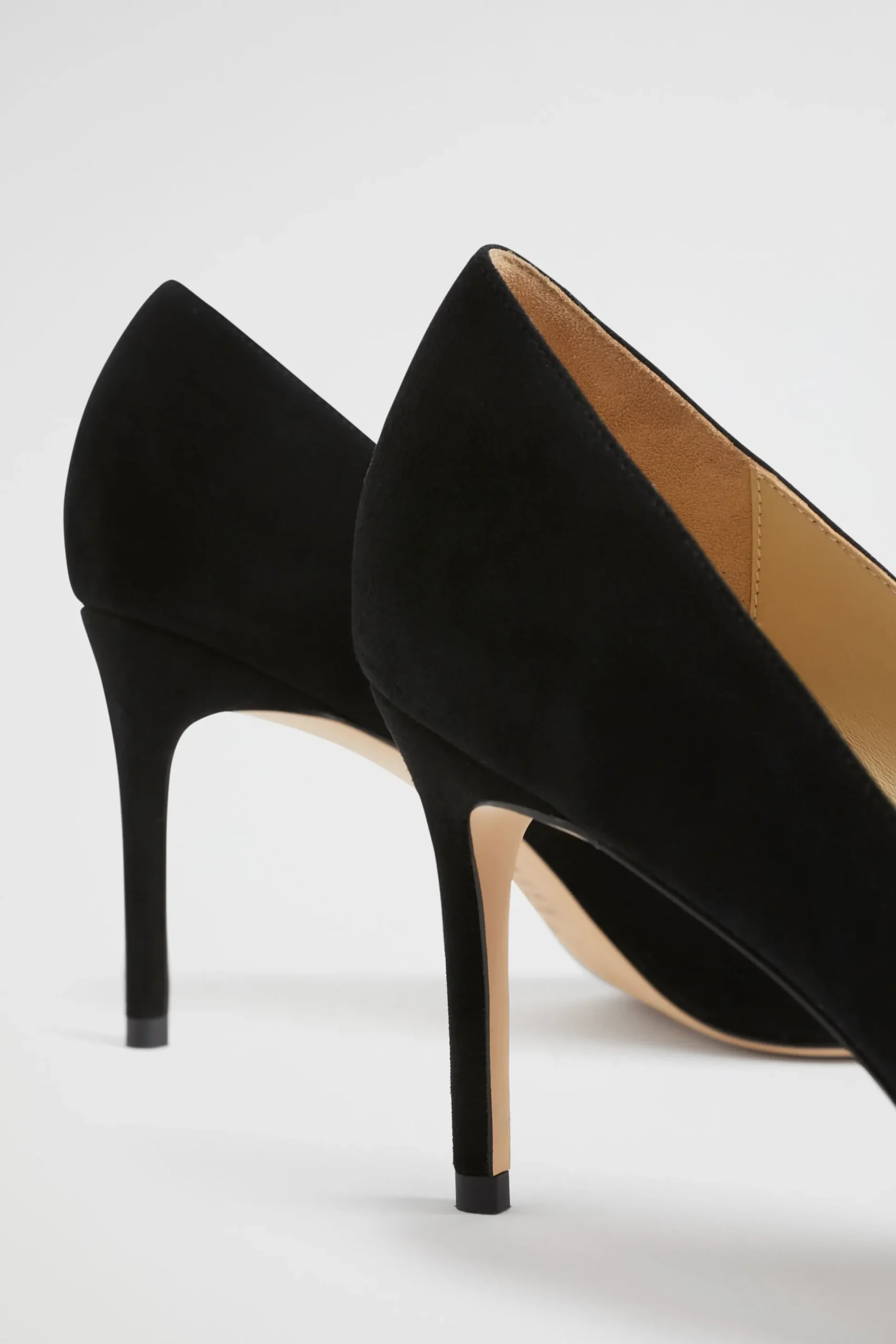 Seed Heritage Heels & Wedges-Nina Pointed Pump Black Suede