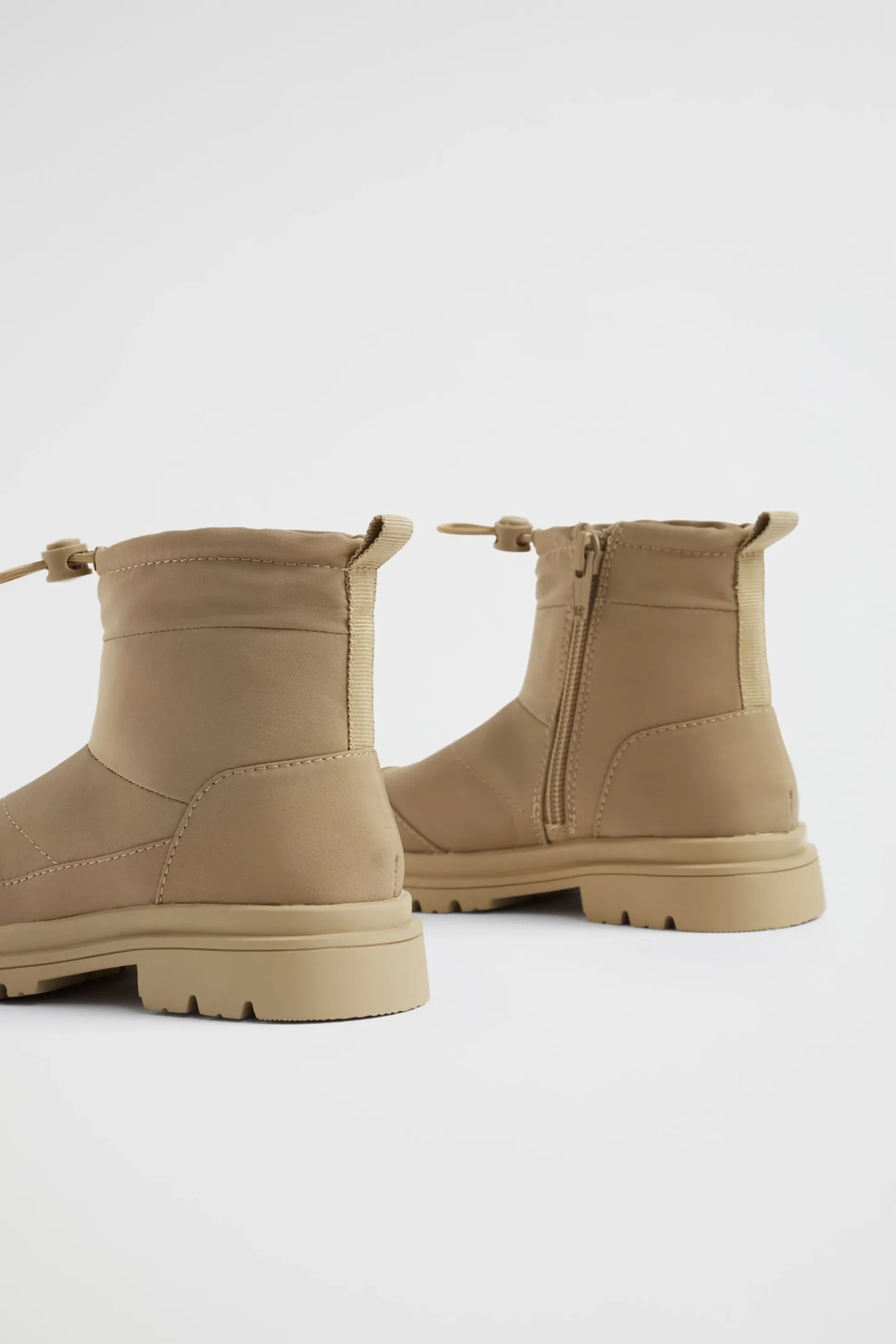 Seed Heritage Gumboots-Nylon Winter Boot Cocoa