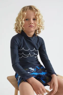 Seed Heritage Swimwear-Ocean Boardshort Midnight Blue