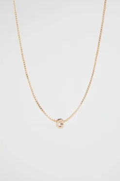 Seed Heritage Jewellery-Old Initial Necklace G