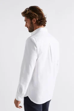 Seed Heritage Shirts-Oxford Shirt Vintage White