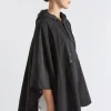 Seed Heritage Umbrellas-Packable Rain Poncho Black
