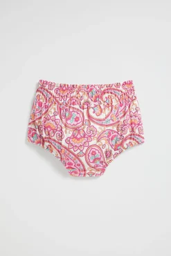 Seed Heritage Pants-Paisley Bloomer Fuchsia