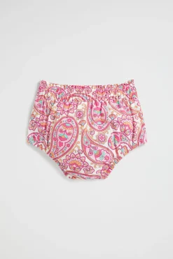 Seed Heritage Pants-Paisley Bloomer Fuchsia