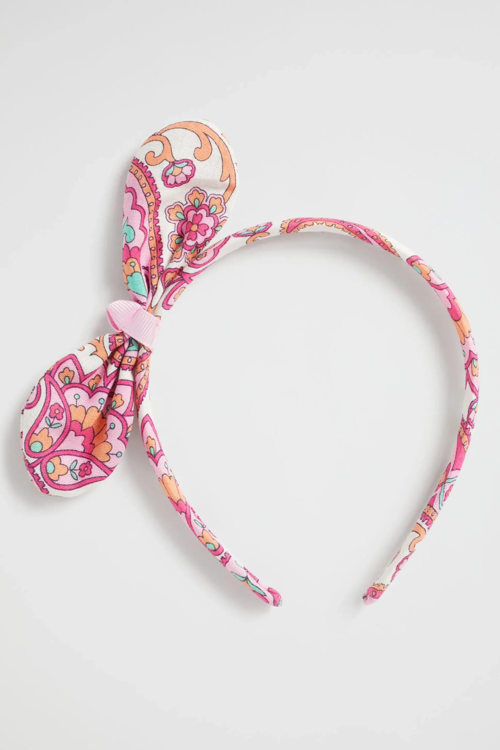 Seed Heritage Hair Accessories-Paisley Bow Headband Multi