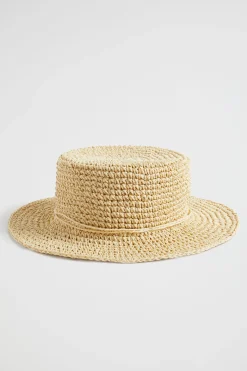 Seed Heritage Hats & Beanies & Caps-Paper Straw Bucket Hat Natural