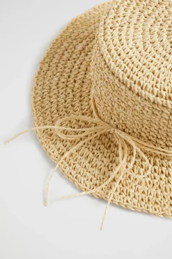 Seed Heritage Hats & Beanies & Caps-Paper Straw Bucket Hat Natural