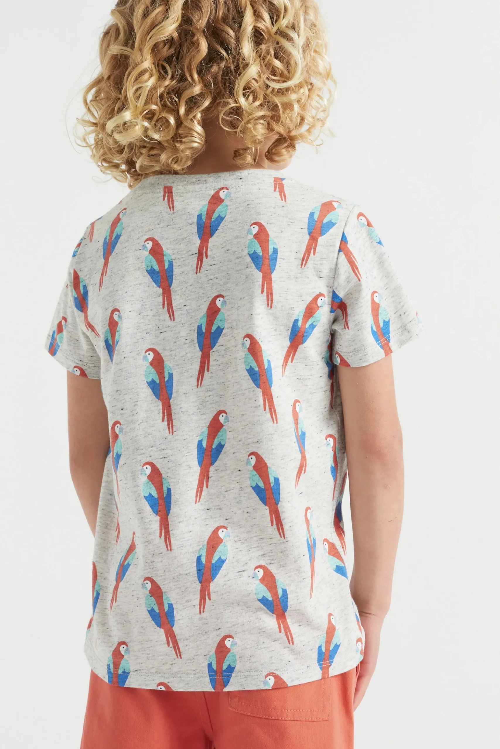 Seed Heritage T-Shirts & Tops-Parrot Tee Cloudy Marle