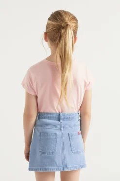 Seed Heritage Skirts-Patch Pocket Denim Skirt Classic Wash