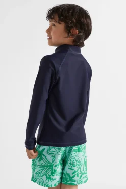 Seed Heritage Swimwear-Peace Out Rashvest Midnight Blue