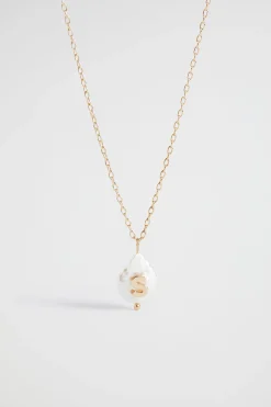 Seed Heritage Jewellery-Pearl Alphabet Necklace S