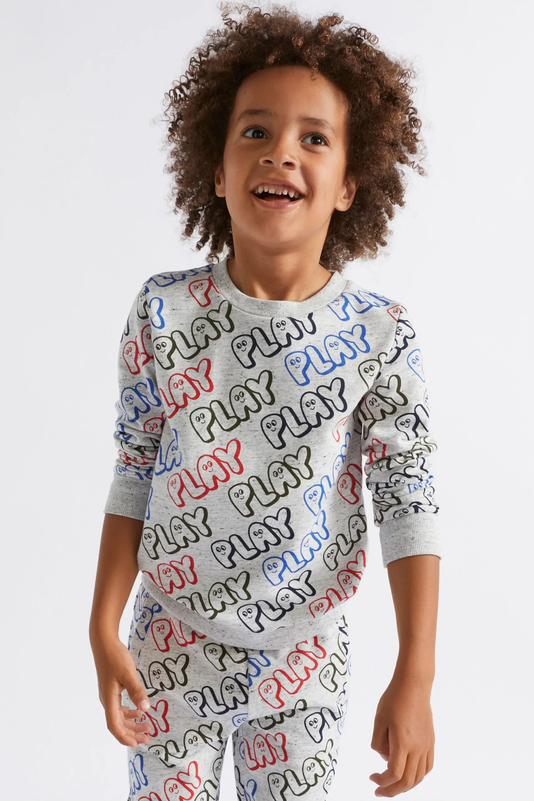 Seed Heritage T-Shirts & Tops-Play Sweat Cloudy Marle