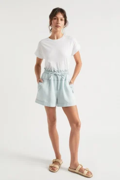 Seed Heritage Shorts-Pocket Front Short Arctic Wash