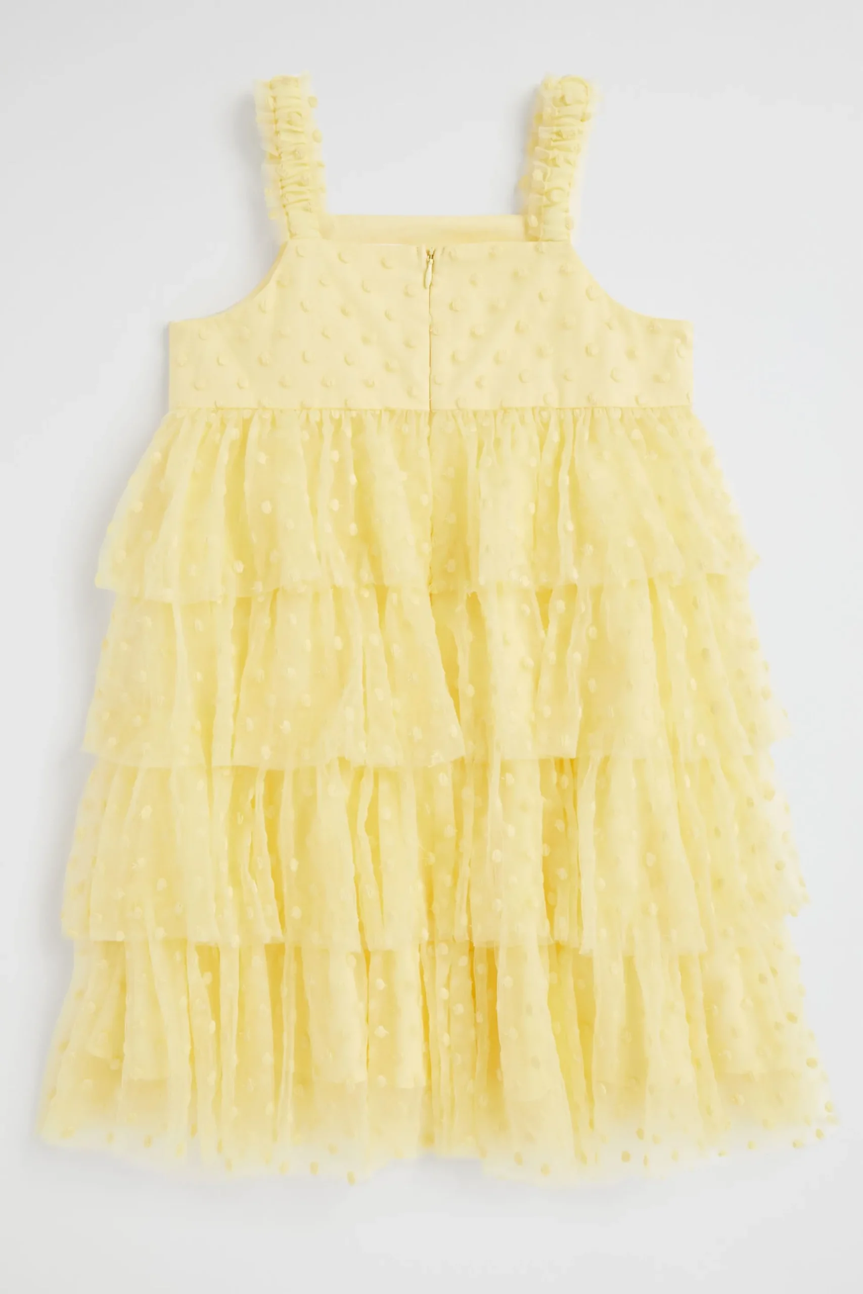 Seed Heritage Dresses-Polka Dot Tiered Dress Buttercup