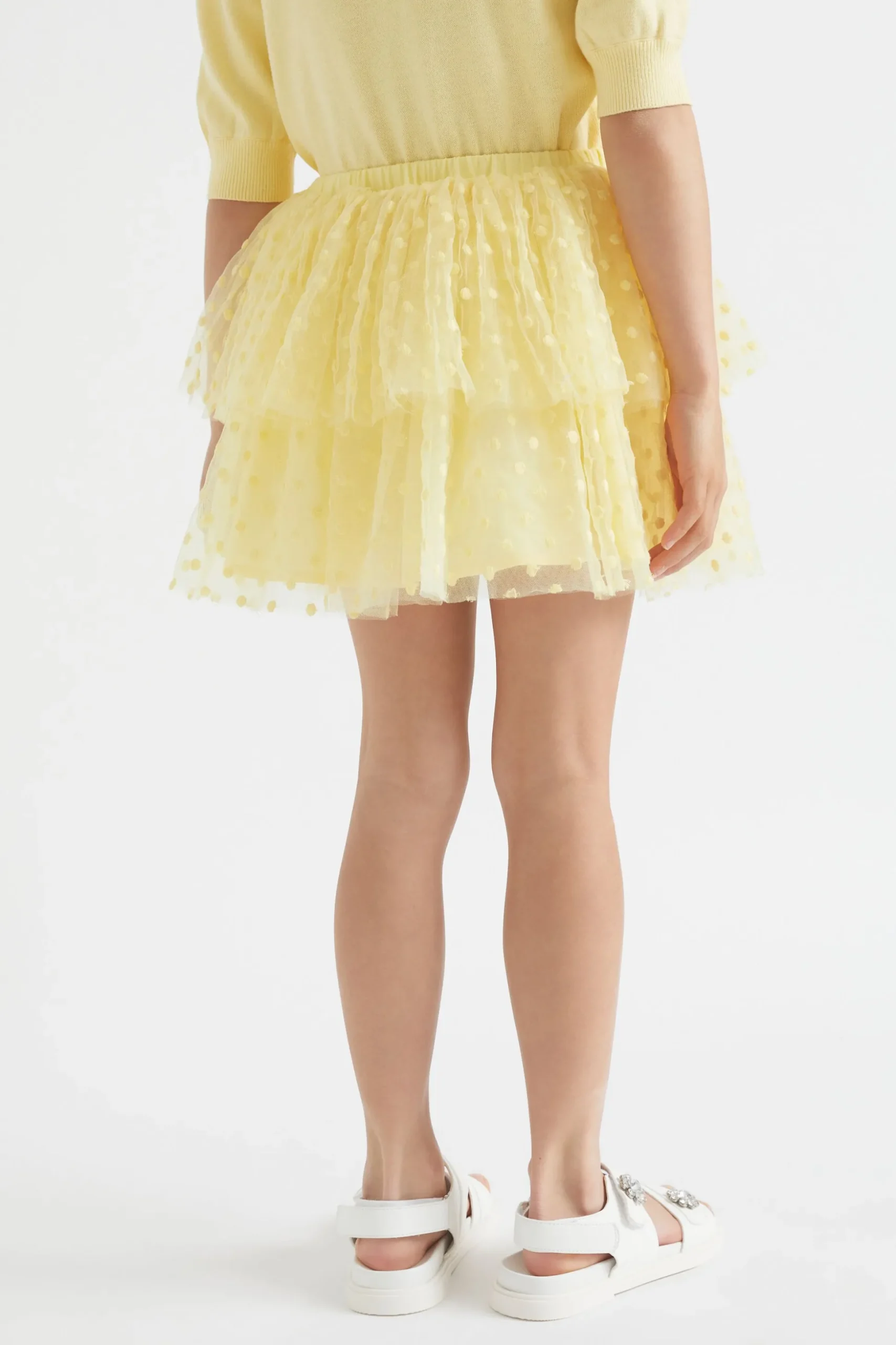 Seed Heritage Skirts-Polka Dot Tutu Skirt Buttercup