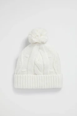 Seed Heritage Hats & Beanies & Caps-Pom Pom Cable Knit Beanie Multi